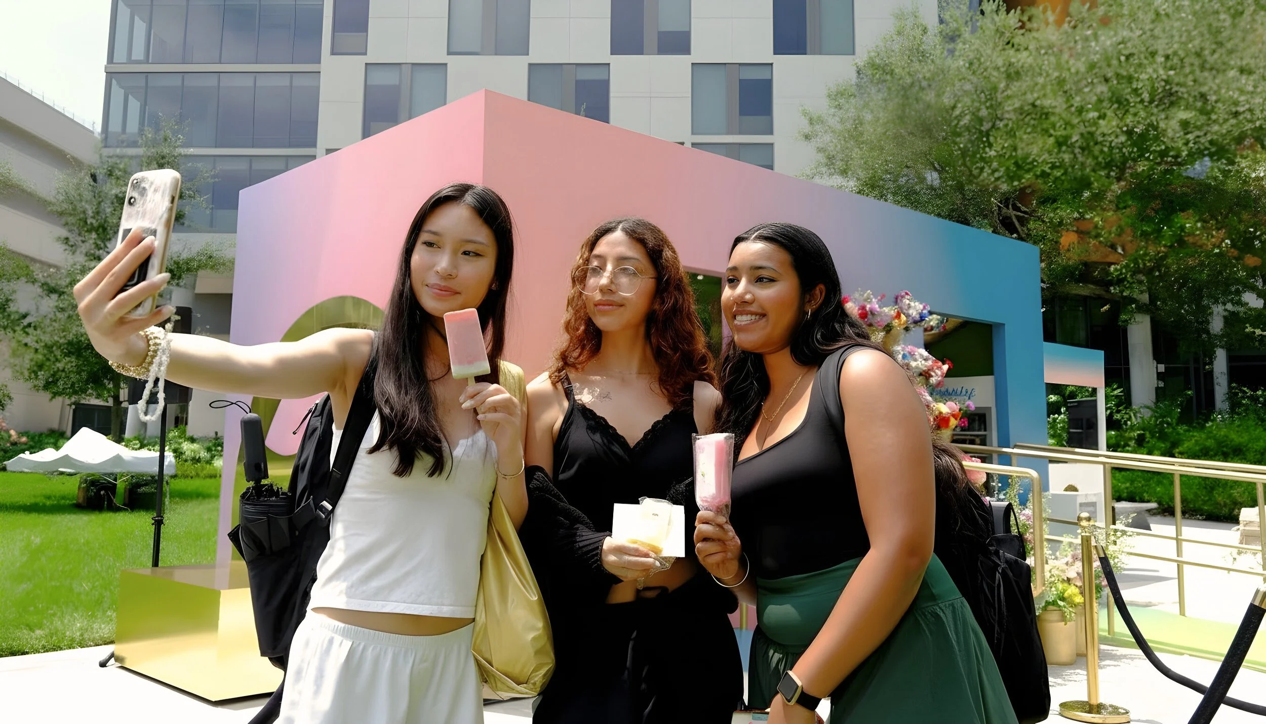 Brand activation event with Gen Z audience